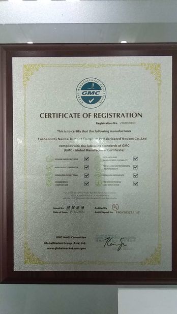 China Foshan Tianpuan Building Materials Technology Co., Ltd. Certificaten