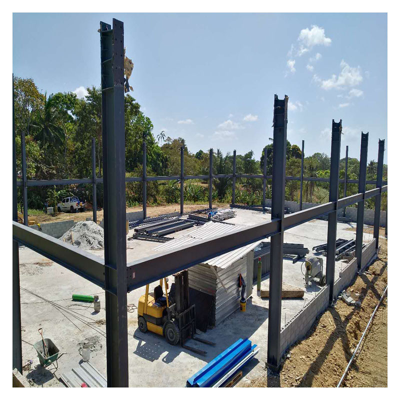 Panama Eenvoudig en solide staalconstructie Prefabricated Building voor opslag van magazijnen