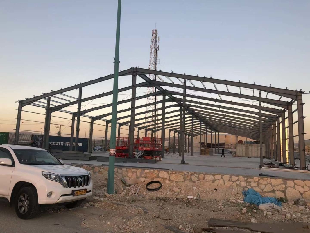 Grote span, korte bouwperiode, milieuvriendelijke gegalvaniseerde staalconstructie fabrieksgebouw