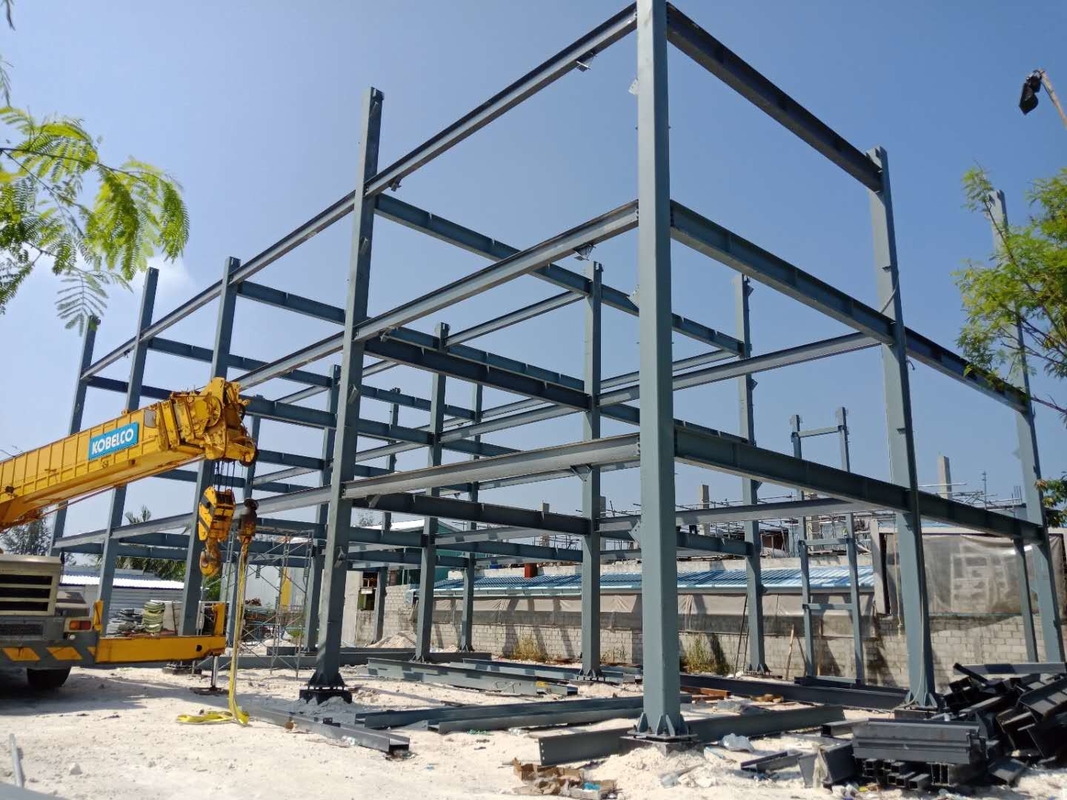 Hoogbouwstaal geprefabriceerde staalconstructies Gebouwen Ramen Huizen voor de Malediven Gebruik isolatiemateriaal