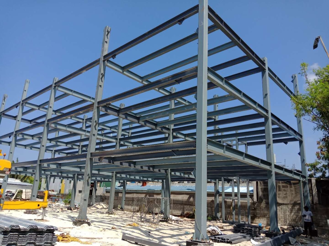 Hoogbouwstaal geprefabriceerde staalconstructies Gebouwen Ramen Huizen voor de Malediven Gebruik isolatiemateriaal
