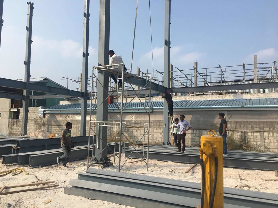Hoogbouwstaal geprefabriceerde staalconstructies Gebouwen Ramen Huizen voor de Malediven Gebruik isolatiemateriaal