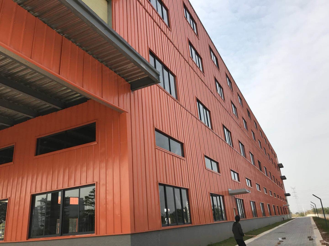 H Staalstructuur met lange lengte Staalstructuur Gebouw Hoogbouw wordt gebruikt in commerciële kantoorgebouwen