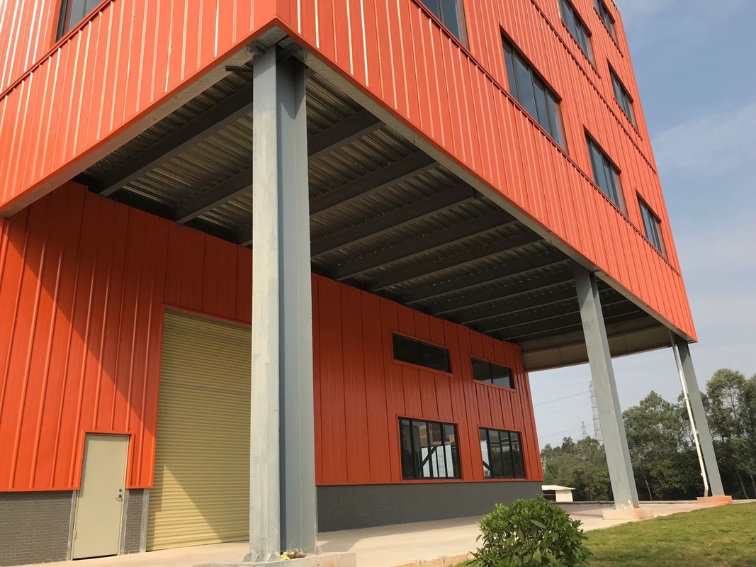H Staalstructuur met lange lengte Staalstructuur Gebouw Hoogbouw wordt gebruikt in commerciële kantoorgebouwen