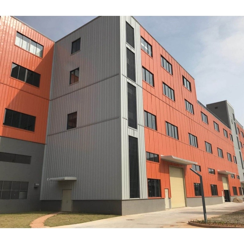 Q235 Bouw van zware metalen constructies met elektrische roldeuren en aluminiumlucht venster