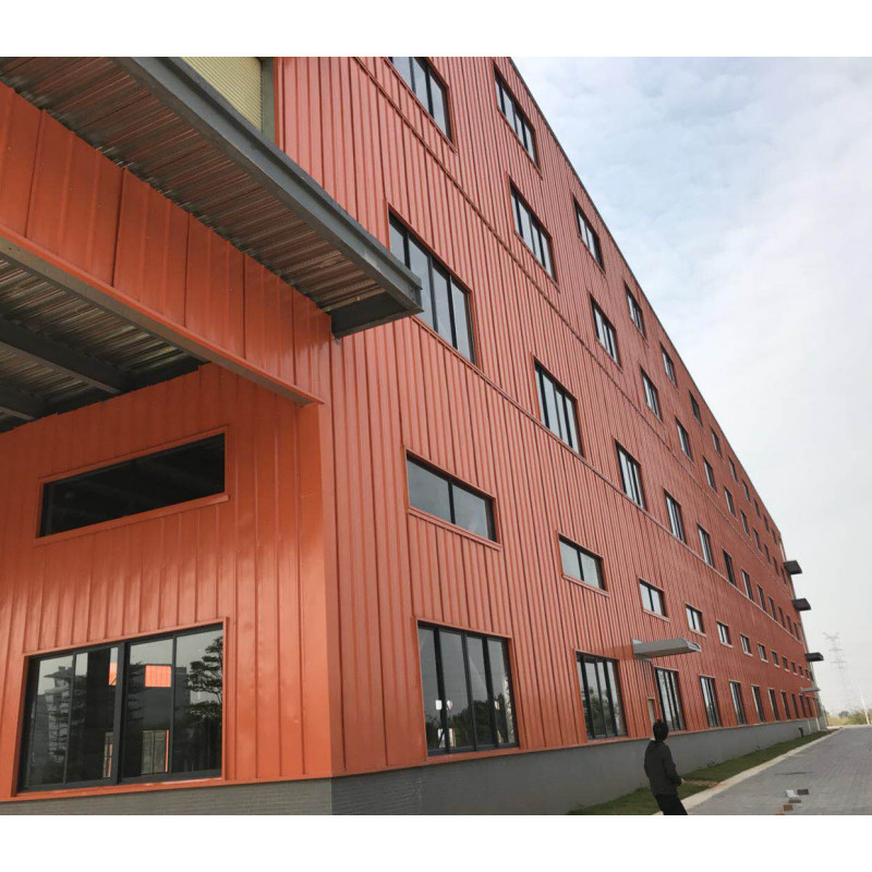 Q235 Bouw van zware metalen constructies met elektrische roldeuren en aluminiumlucht venster