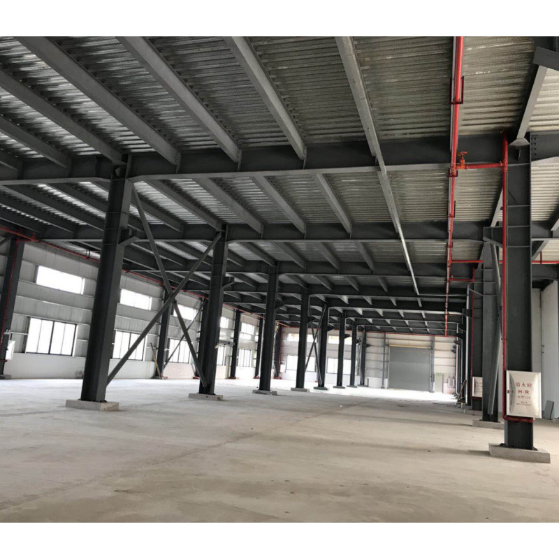 Q235 Bouw van zware metalen constructies met elektrische roldeuren en aluminiumlucht venster