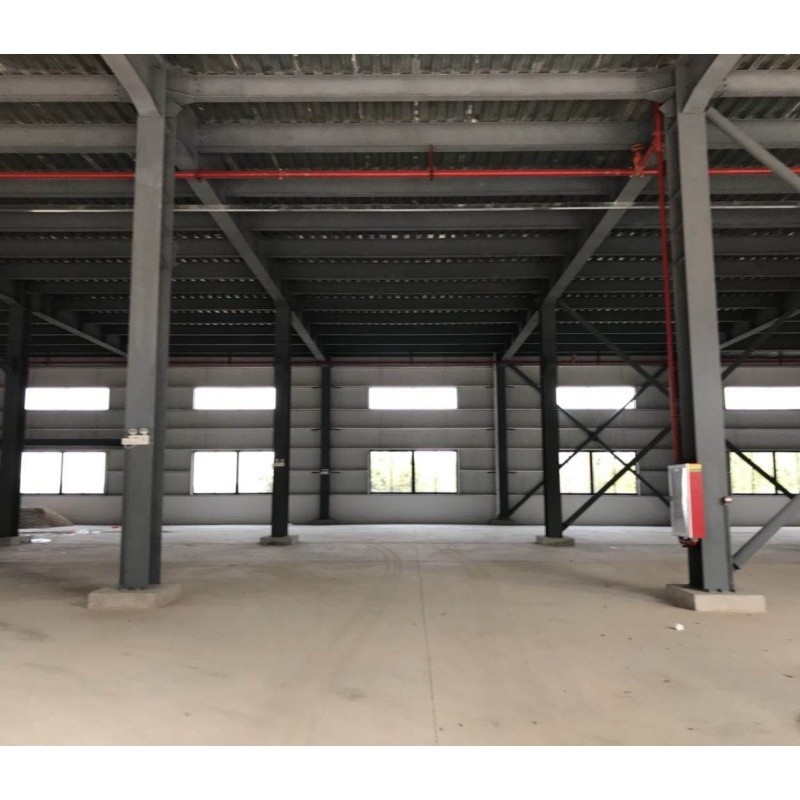 Q235 Bouw van zware metalen constructies met elektrische roldeuren en aluminiumlucht venster