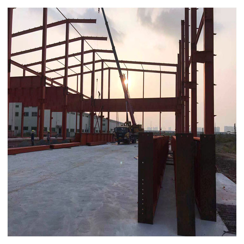 Op maat gemaakte staalconstructies, staalframe gebouwd voor Workshop Warehouse Hangar