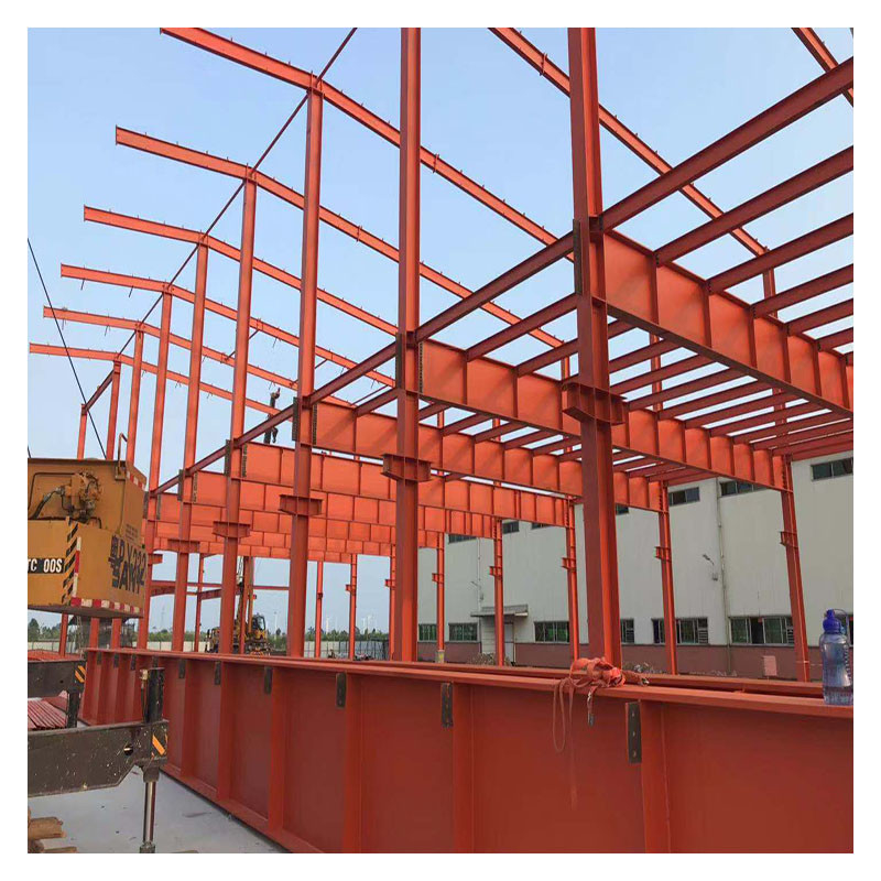 Op maat gemaakte staalconstructies, staalframe gebouwd voor Workshop Warehouse Hangar
