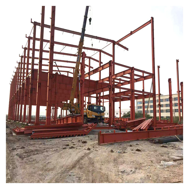 Op maat gemaakte staalconstructies, staalframe gebouwd voor Workshop Warehouse Hangar
