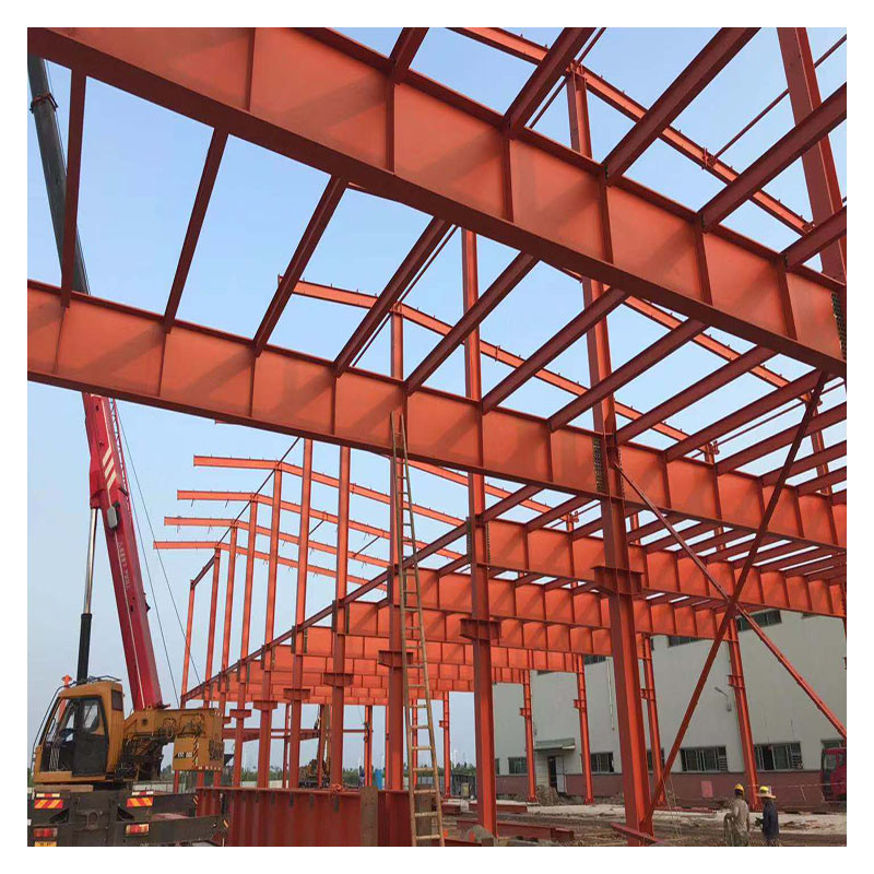 Op maat gemaakte staalconstructies, staalframe gebouwd voor Workshop Warehouse Hangar