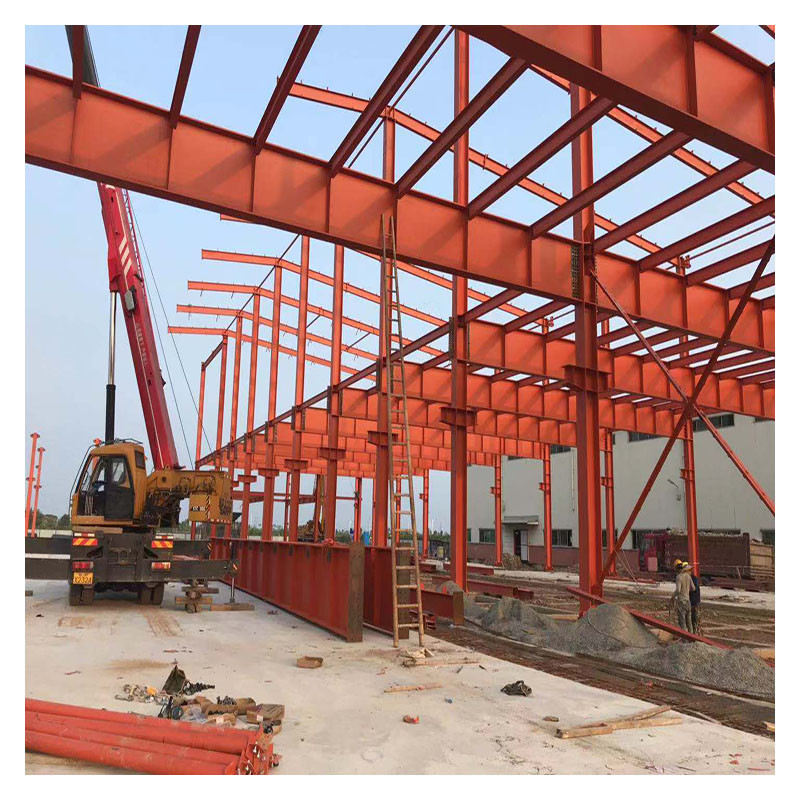 Op maat gemaakte staalconstructies, staalframe gebouwd voor Workshop Warehouse Hangar