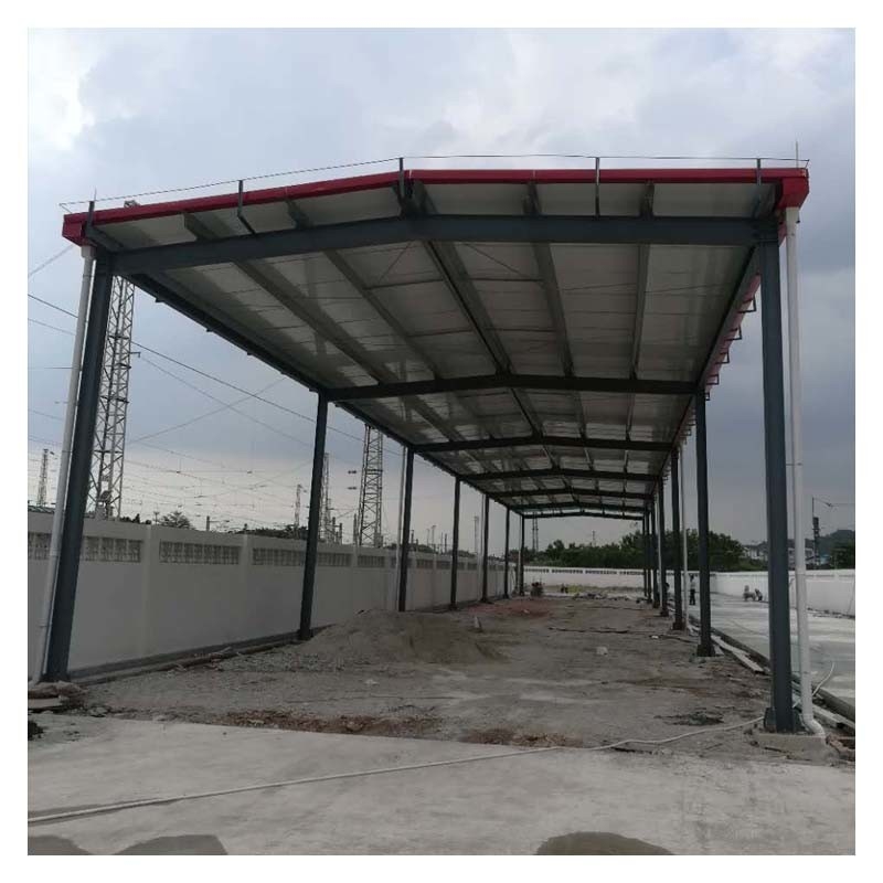 Makkelijke installatie Buiten staal structuur staal frame auto schuur garage hangar In China