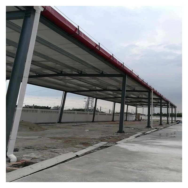 Makkelijke installatie Buiten staal structuur staal frame auto schuur garage hangar In China