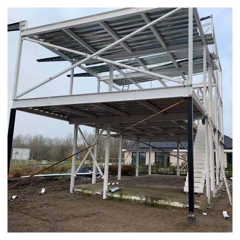 Goedkope voorgefabriceerde lichtstaal frame villa huis luxe meer verdiepingen voorgefabriceerd huis
