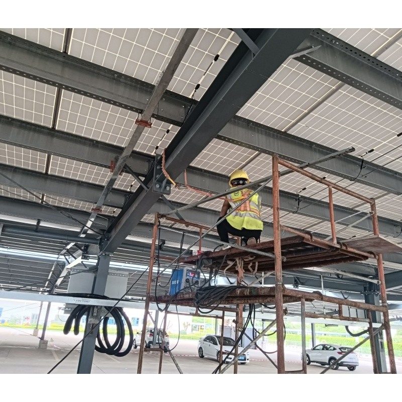 Lange levensduur H-vormige stalen structuur brug-type langdurig fotovoltaïsch project