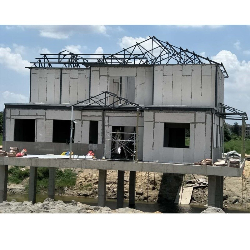 CHINA HOT SELLING STEEL STRUCTURE PREFAB RESORT Cottage tuin hut kit MINI kleine frame huis