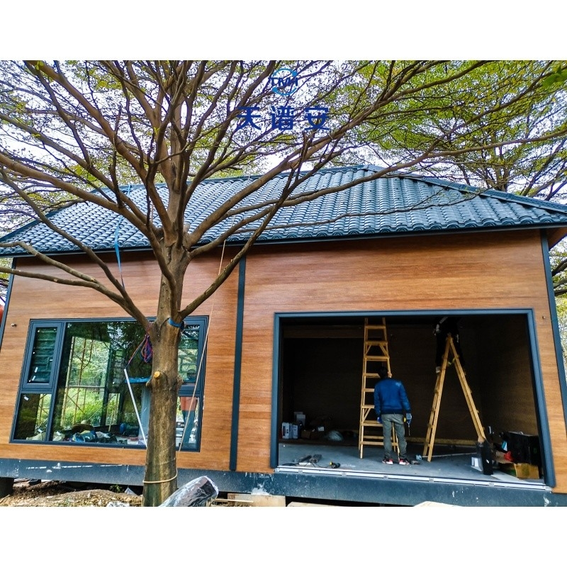 Energiebesparend ontwerp van lichtgewicht staal keel composiet muur staal structuur Europese en Amerikaanse stijl villa