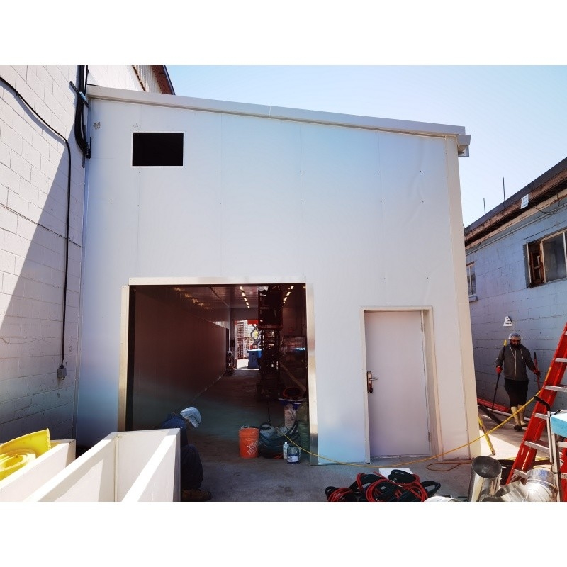 Prefab licht staal gebouw metalen gebouw staal gebouw voor een warmdip galvanisatie magazijn