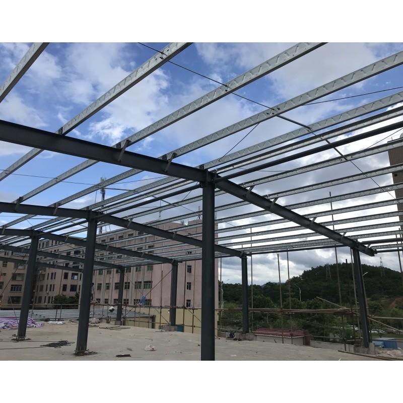 China produceert staalbouwbouwmaterialen voor magazijn metalen magazijn gebouw drie-proof magazijn