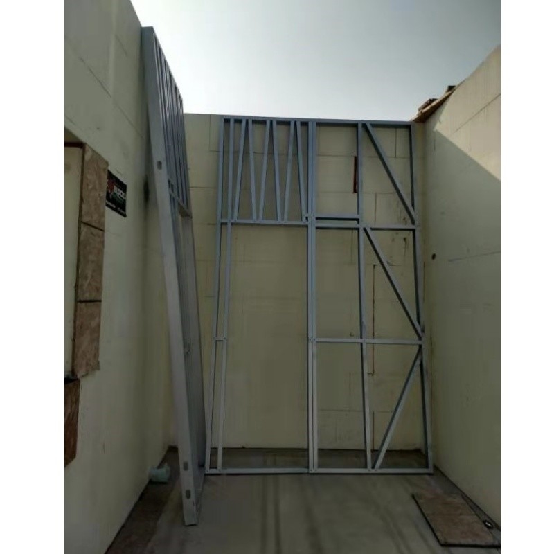 LUXURY licht staal raam huis licht staal luxe villa prefab villa's voor zomerhuis