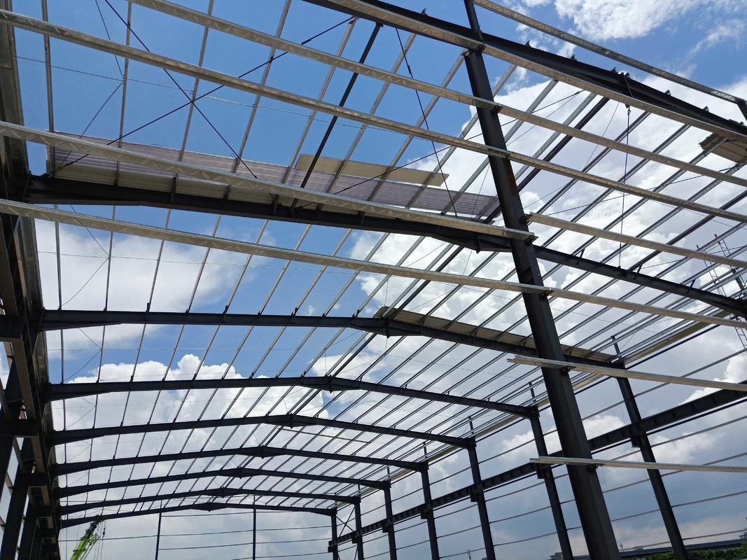 Stabiel H-staalconstructie Industriële metaalframe werkplaats Constructie Vast voor metro werkplaats