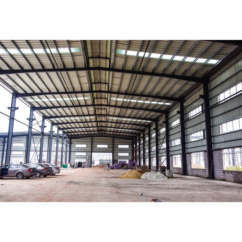 Q345 Gegalvaniseerde fabriek voorgefabriceerd materiaal staalconstructie voor fabriekstaalbouw