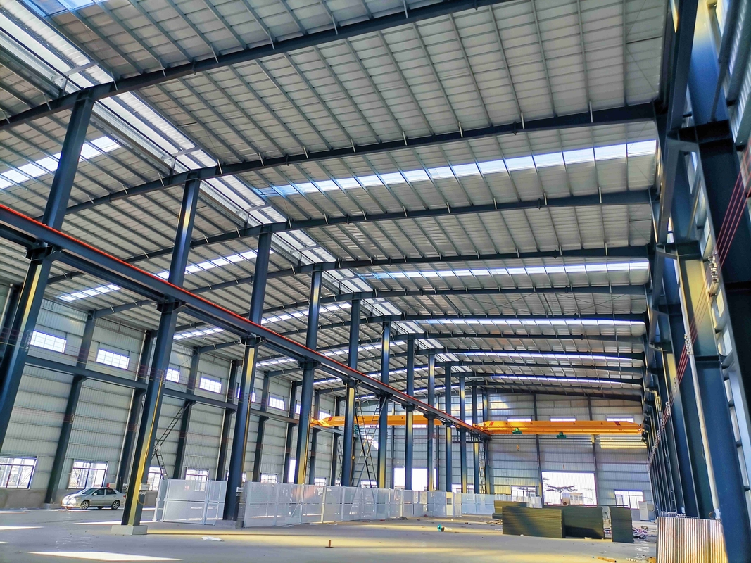 Hoge sterkte gegalvaniseerd portaaltype groot span staal voor fabrieksgebouwen