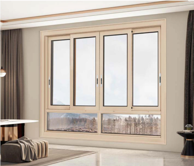 80 mm warmte-isolatie aluminium gleufvenster is geschikt voor balkon, keuken en andere huishoudens
