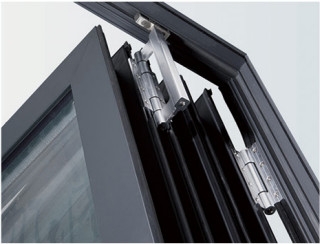 Aluminium leging vouw venster ventilatie en warmte-isolatie voor studie, keuken, kantoor en andere plaatsen