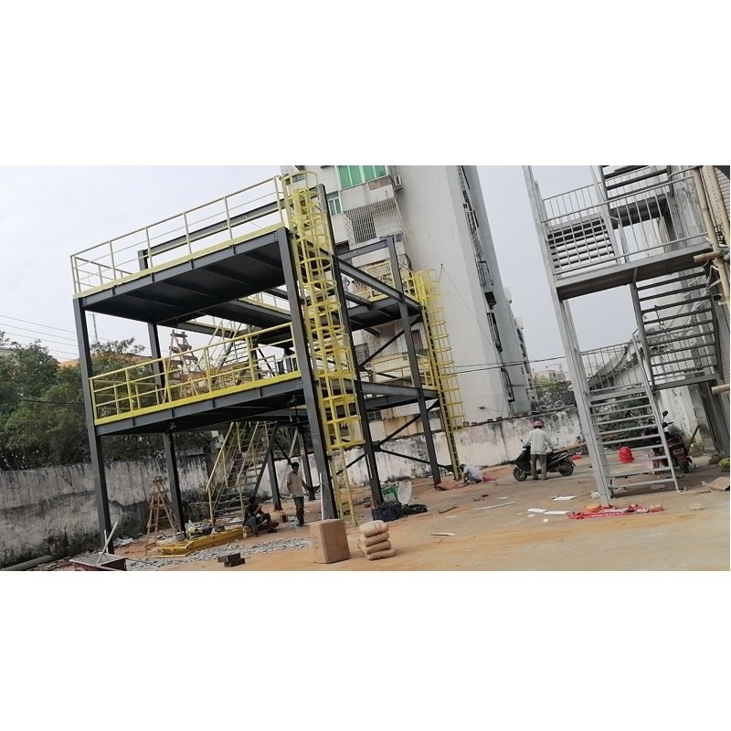 Staalconstructie Mezzanine vloer magazijn binnenplaats staalplatform Mezzanine voor magazijn