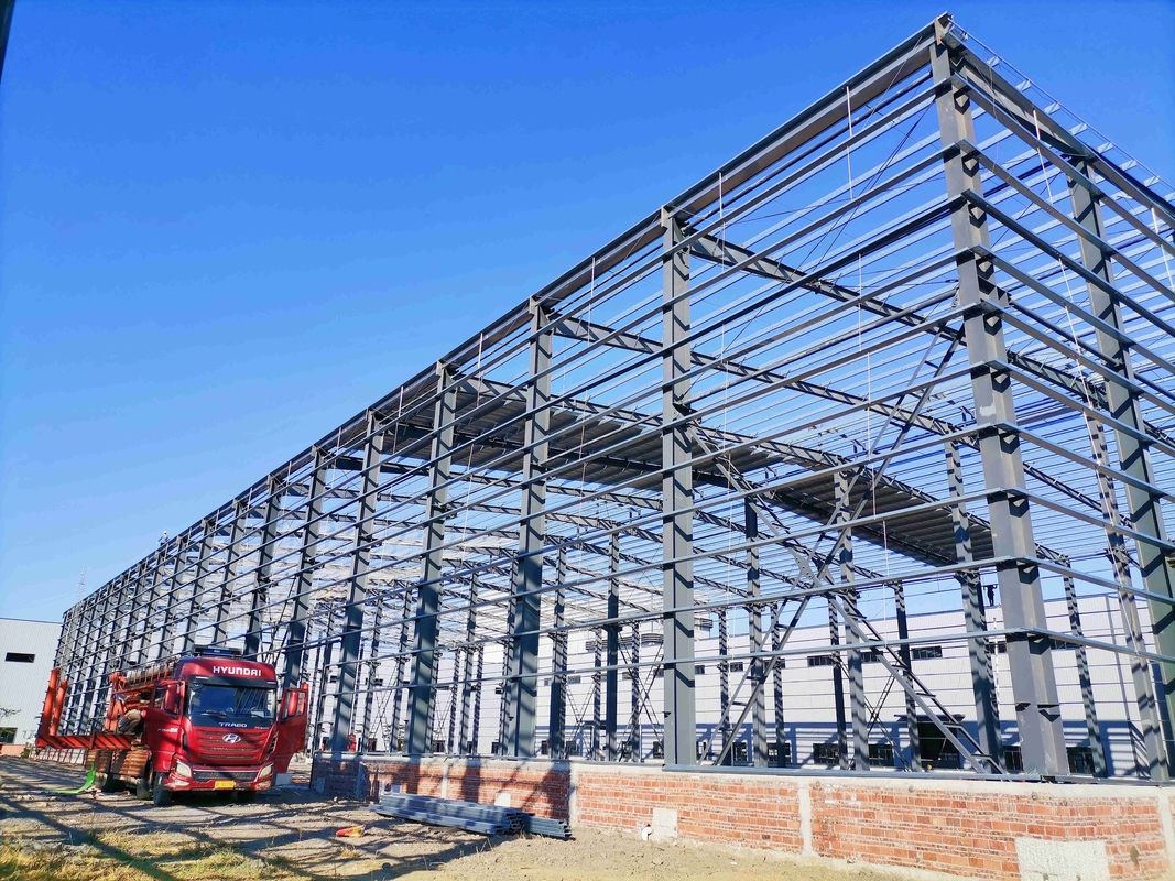Hoogwaardige lichte staalstructuur Fabriek Gebouw Frame Voor industriële productie Gebouw Warehouse