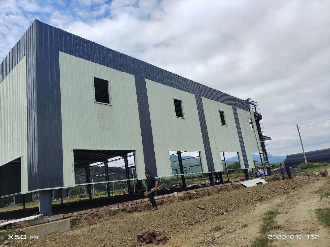Nieuw type geprefabriceerd gebouw staalconstructie constructie prefab fabriek