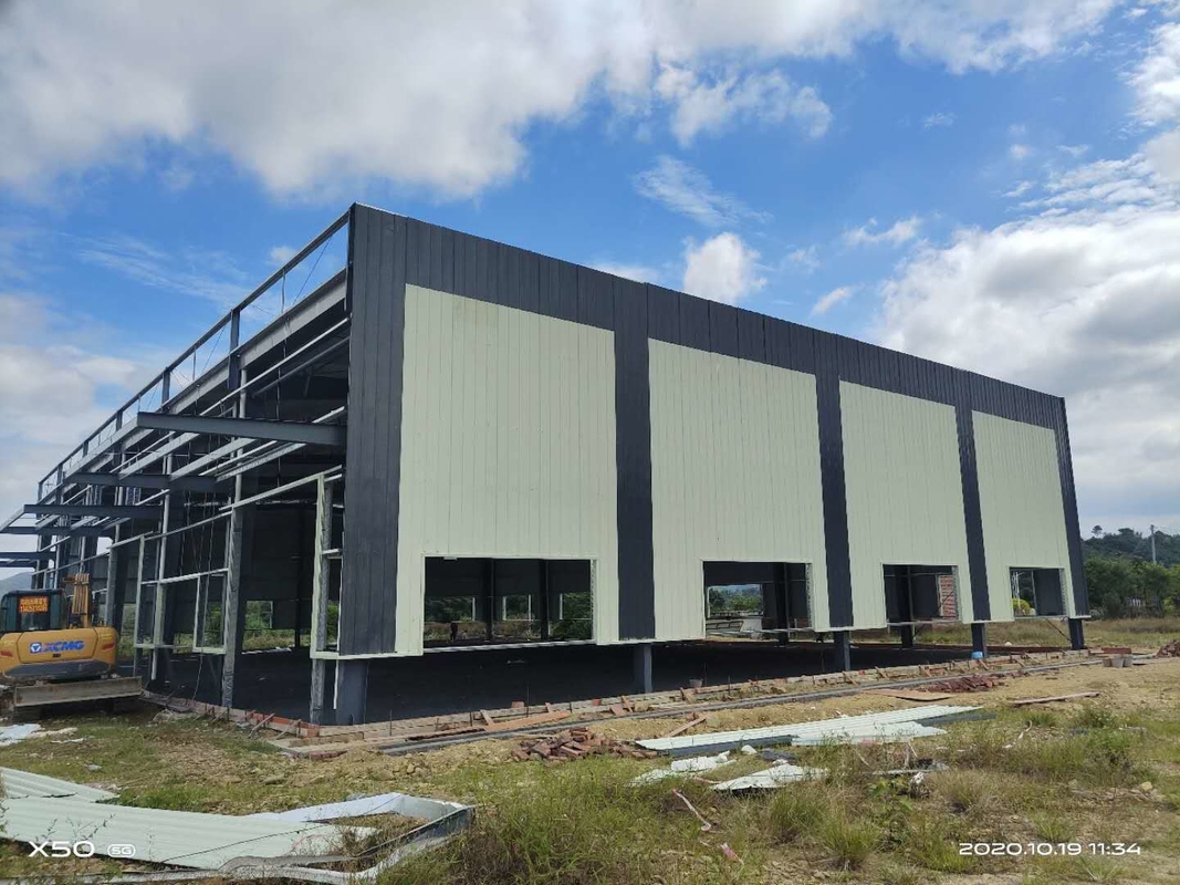 Nieuw type geprefabriceerd gebouw staalconstructie constructie prefab fabriek