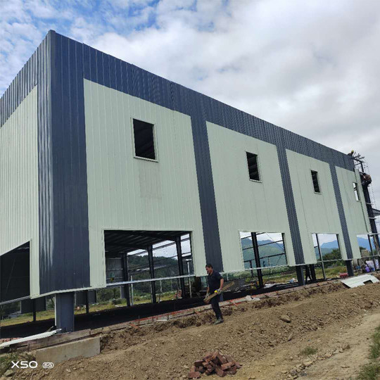 Nieuw type geprefabriceerd gebouw staalconstructie constructie prefab fabriek