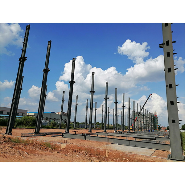 Huizen met staalconstructie voor de Afrikaanse markt PVC-schuifvensters en vezelcementplaten