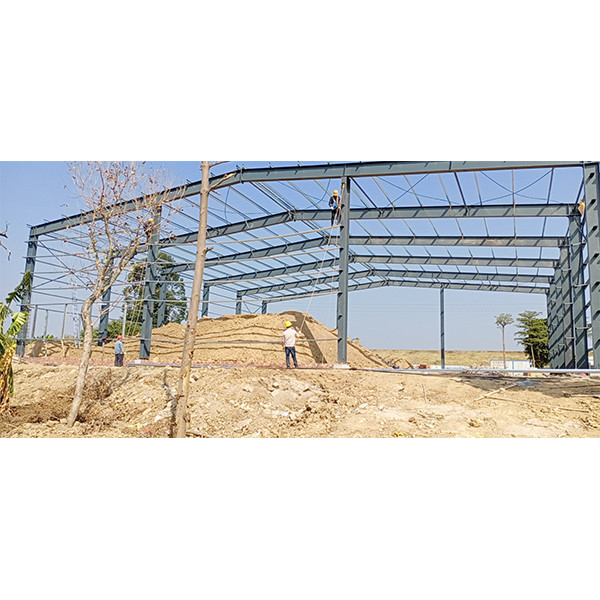 Lichte staalconstructie met gunstige corrosiebescherming