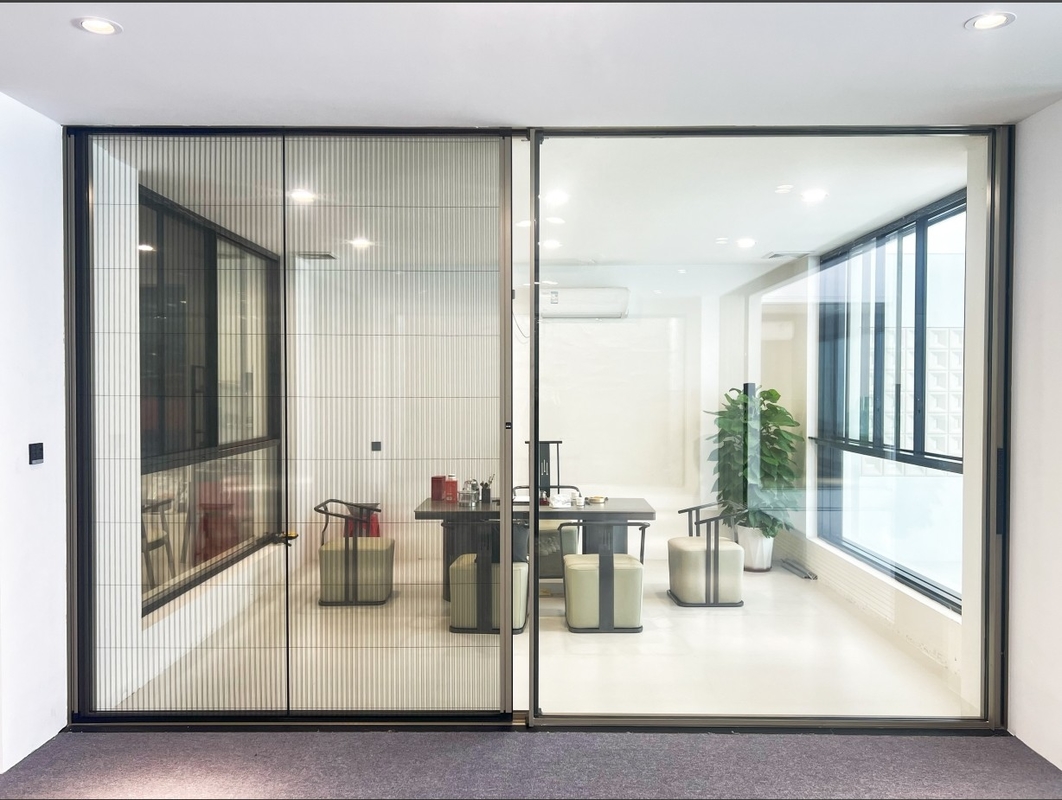120 Panoramische schuifdeur Aluminium legering 6063-t6 Intelligent Voor particuliere woningen, villa's, commerciële ruimtes, kantoren