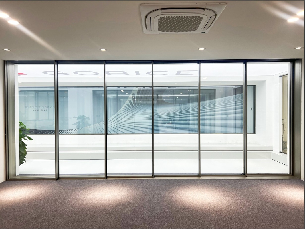 120 Panoramische schuifdeur Aluminium legering 6063-t6 Intelligent Voor particuliere woningen, villa's, commerciële ruimtes, kantoren