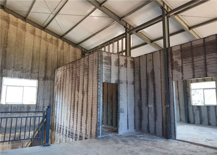 De aangepaste het Kaderhuizen van het Grootte Lichte Staal vulden Beton voor Muur in